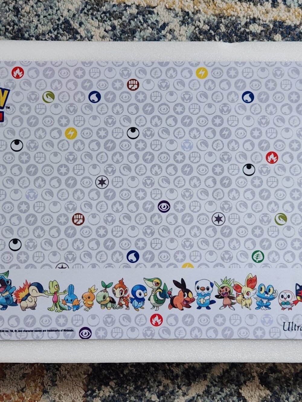 Pokemon Ultra-Pro First Partner Playmat Trading Card Game Nintendo